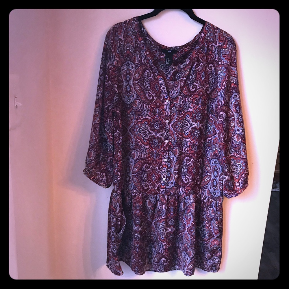 H&M Tunic Blouse Size 12